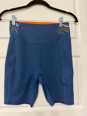 Fanka Bike Shorts with Orange Accent